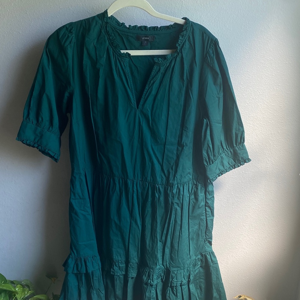 J. Crew Teal Midi Dress